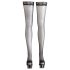 Cottelli - Meia-calça preta com listra - 2/M