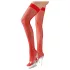 Cottelli - Meia arrastão grossa - vermelha - M