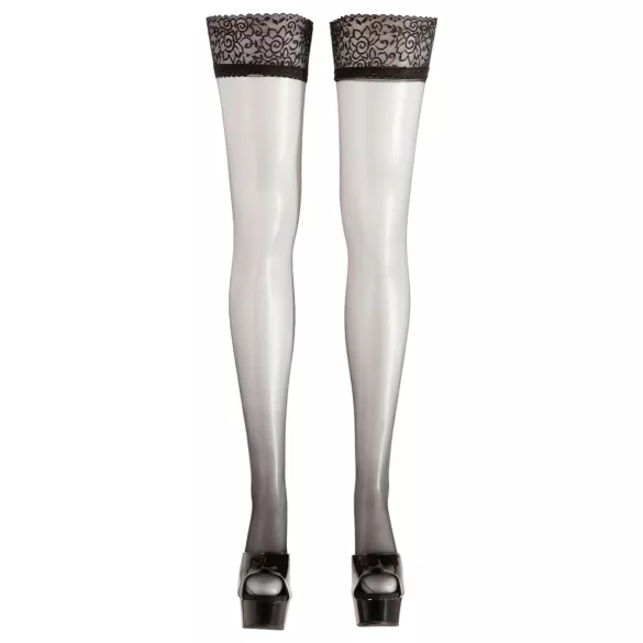 Cottelli - Meia 7/8 feminina - cetim - preta