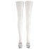 Cottelli - Meia-calça de cetim (branca) - 2/M