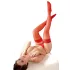 Cottelli - Meia 7/8 de cetim - vermelho - 4/L