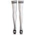 Cottelli - Meia-calça preta com detalhe listrado - 2/M