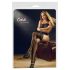 Cottelli - Meias sensuais de renda 11cm (preto) - 7