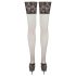 Cottelli Plus Size - Meias com Renda 15cm (Preto)