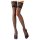 Cottelli - Meias pretas com renda floral - 5