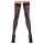 Meia 7/8 Cottelli - Estampa de Leopardo (preto)