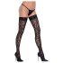 Meia 7/8 Cottelli - Estampa de Leopardo (preto)