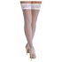 Cottelli - Meia-calça Rendanda Floral (Branco)