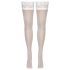 Cottelli - Meia-calça Rendanda Floral (Branco)