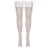 Cottelli - meia 7/8 rendada floral - branca - 4/L