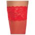 Cottelli - Meia-Calça Floral Rendado (Vermelho)