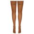 Cottelli - Meia-calça Rendado Floral (Bege)