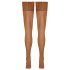 Cottelli - Meia-calça Rendado Floral (Bege)