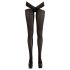 Cottelli - Meia-calça com tiras cruzadas (preto)