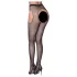 Cottelli Legwear - meias pretas brilhantes abertas (S-L)