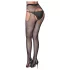Cottelli Legwear - meias pretas brilhantes abertas (S-L)