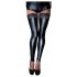 Noir - Meia-calça Cintilante com Renda (Preta)