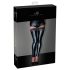 Noir - Meia-calça Cintilante com Renda (Preta)