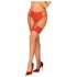 Obsessive - meias de renda (vermelho-natural)