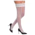 Cottelli - meia-calça sensual - toque sedoso - branco