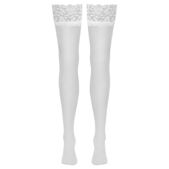 Cottelli - meia-calça sensual - toque sedoso - branco