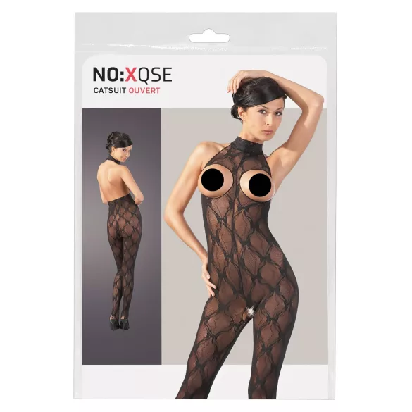NO:XQSE - Body rendado aberto nos seios - XL/XXL