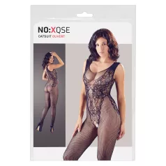 NO:XQSE - macacão arrastão aberto sem mangas - preto (S-L)