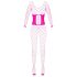 Cottelli - Macacão rendado pink - S-L