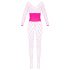 Cottelli - Macacão rendado pink - S-L