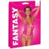 Cottelli - Macacão rendado pink - S-L