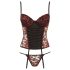 Cottelli - Corpet e Tanga com Rosas (vermelho) - 80C/L