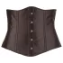 Cottelli Plus Size - espartilho de cetim - preto