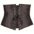 Cottelli Plus Size - espartilho de cetim - preto
