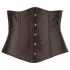 Cottelli Plus Size - espartilho cetim (preto) - 4XL