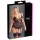 Cottelli - Top feminino com renda e fitas - preto - XXXL