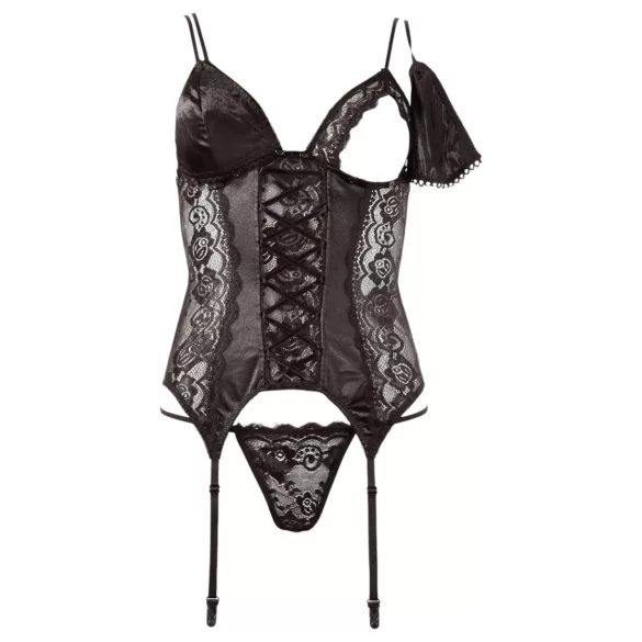 Cottelli - Top ajustável com suspensórios (preto)