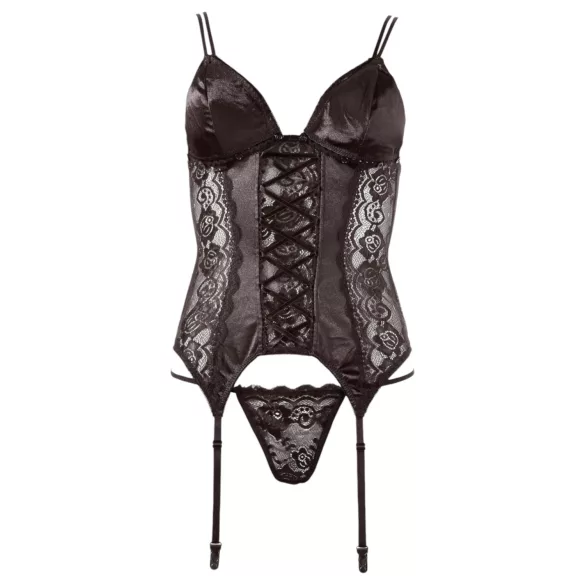 Cottelli - Top ajustável com suspensórios (preto)