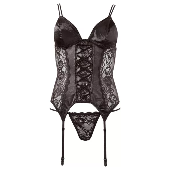 Cottelli - Top ajustável com suspensórios (preto)
