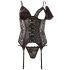 Cottelli - Adjustable Garter Top (Black)  - XL