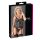 Cottelli - Top Transparente com Listras Brilhantes (Preto) - XL