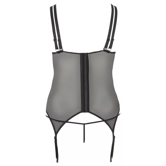 Cottelli Tamanho Plus - Top com Ligas Ajustável (preto)
