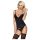 Conjunto Obsessive 810-COR-1 - Renda com Cinta-liga (Preto)