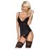 Conjunto Obsessive 810-COR-1 - Renda com Cinta-liga (Preto)