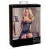Abierta Fina - Top e tanga com corrente brilhante (preto) - 85B/L
