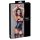 Cottelli Bondage - Top brilho com colar elevador de seios (preto) - L