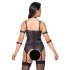 Cottelli Bondage - Top c/ alças, algemas e tanga (preto)