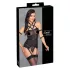 Cottelli Bondage - top com alças, algemas e tanga (preto) - L