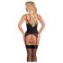 Cottelli - Top aberto com pérolas (preto) - M