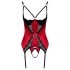Cottelli - Conjunto Vermelho: Top Rendado Elevador
