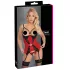 Cottelli - conjunto lingerie levantador seios renda - vermelho - M